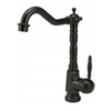 GRIFO DE LAVABO ESTELA ALTO GIRATORIO RETRO S-1087 NEGRO