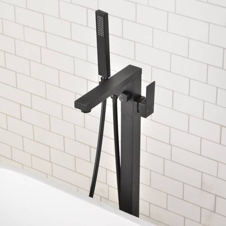 GRIFO DE BAÑERA CUBO INDEPENDIENTE S-1082B NEGRO