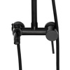 CONJUNTO DE DUCHA RETRO SENTIINI DE SUPERFICIE S-1188B NEGRO